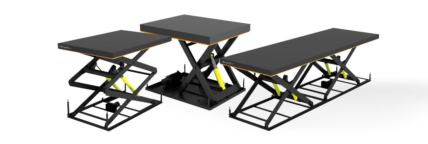 Гидравлические подъемные столы