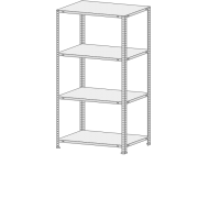 Стеллаж СТФЛ 1044-2,0