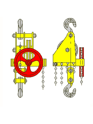 Таль ручная червячная стационарная ТРЧ 3,2 т 12 м 