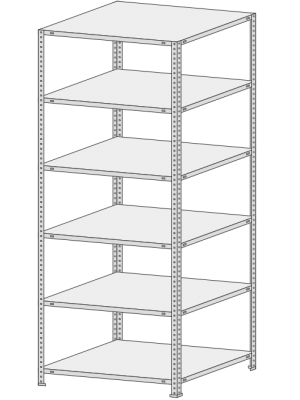 Стеллаж СТФ 1565-2.5