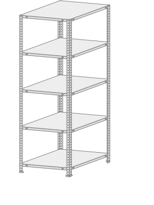 Стеллаж MS Standart  765-2,2