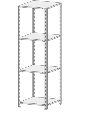 Стеллаж MS Standart  744-2,5