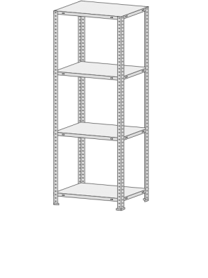 Стеллаж СТФ 734-2,0