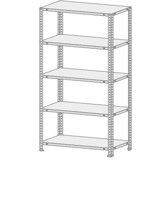 Стеллаж MS-Strong 235-2,0