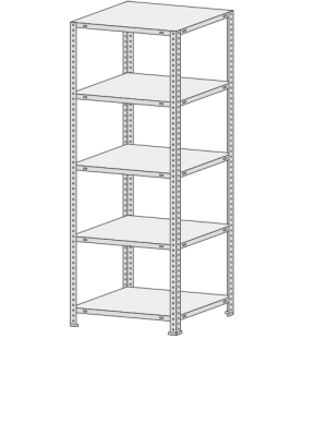 Стеллаж MS Standart  745-2,0