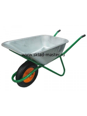 Тачка строительная 100 л 160 кг 113ZP одноколесная с пневмоколесом