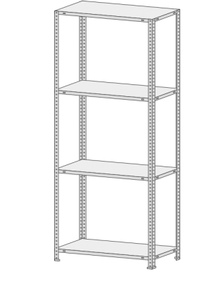 Стеллаж MS-Strong 234-2,5