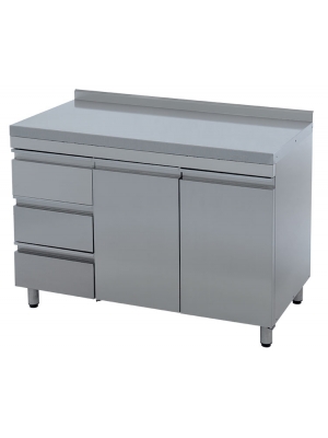 Стол-тумба открытая с бортом СТОБ-120/70