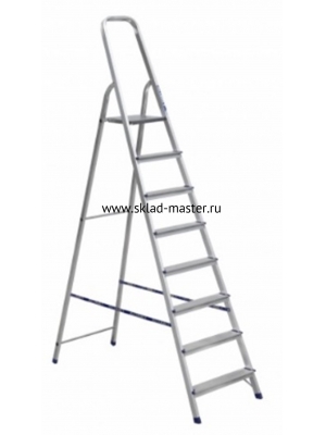Стремянка алюминиевая односторонняя TOR SL8