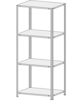 Стеллаж MS Standart  244-2,5