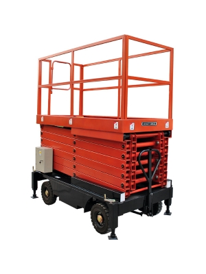 Ножничный подъемник с электрическим подъемом GROST PX 05-7500