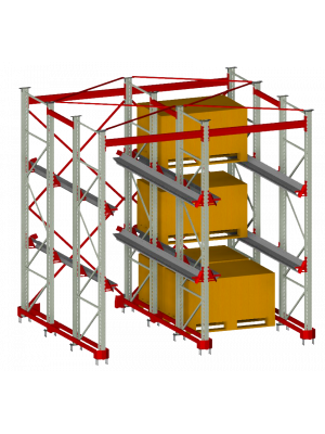 Стеллаж паллетный набивной Deep-Profi 443