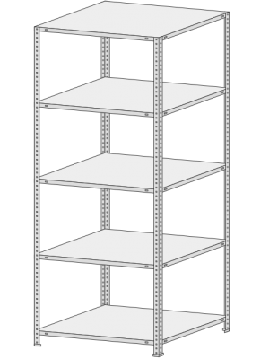 Стеллаж MS Standart  265-2,5