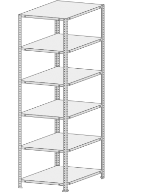 Стеллаж СТФ 785-2,5
