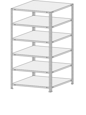 Стеллаж СТФ 1265-2.0