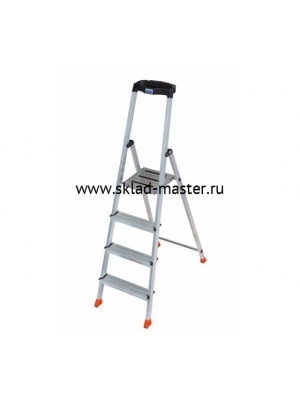Стремянка Krause Safety 4 ступени с большой полкой