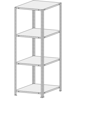 Стеллаж MS Standart  754-2,2