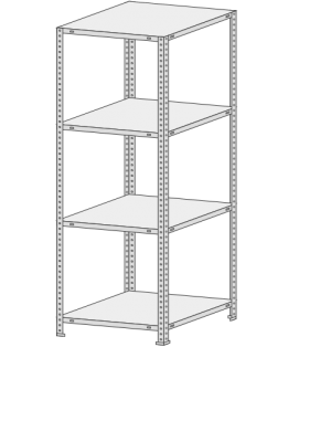 Стеллаж СТФ 754-2,0