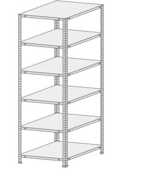 Стеллаж СТФ 765-2,2