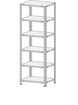 Стеллаж СТФ 735-2,2