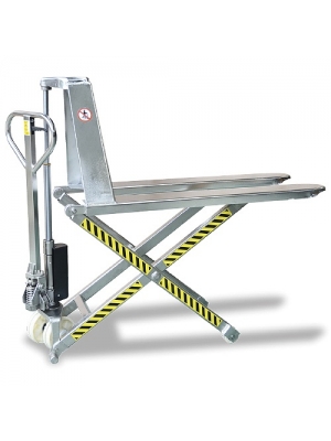 Гидравлическая Тележка из Нержавеющей Стали с Ножничным Подъемом OXH-10Steel (О)