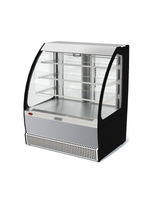 Кондитерская витрина Veneto VSo-1,3, нержавейка (открытая)