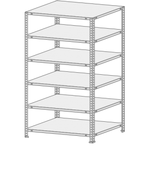 Стеллаж СТФ 1254-1,8