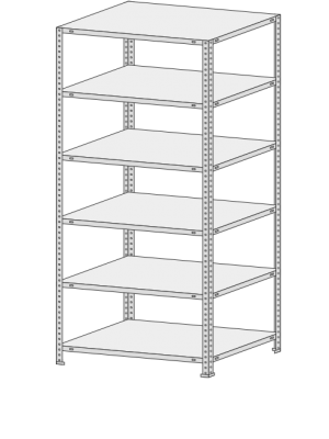 Стеллаж СТФ 1554-2.2