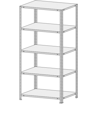 Стеллаж MS-Hard 245-2,2