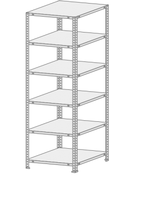 Стеллаж СТФ 755-2,2