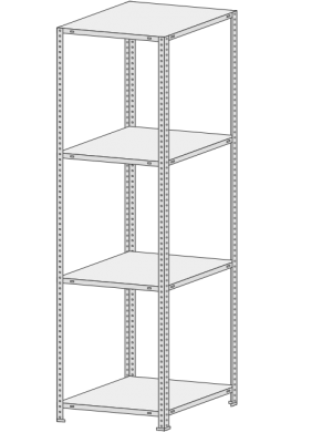 Стеллаж MS Standart  754-2,5