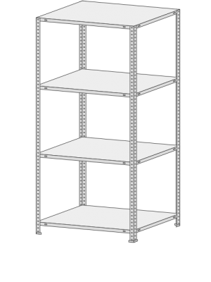 Стеллаж MS-Hard 254-2,2