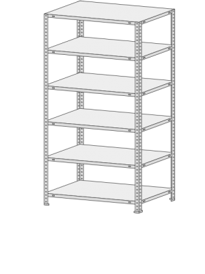 Стеллаж СТФ 1545-2.0