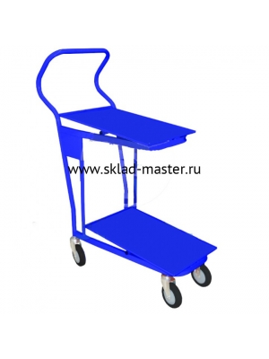 Тележка для ящиков с лестницей ТПДЯ