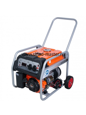 Генератор бензиновый TOR KM3800H 2,8 кВт 220В 16 л с кнопкой запуска и колесами