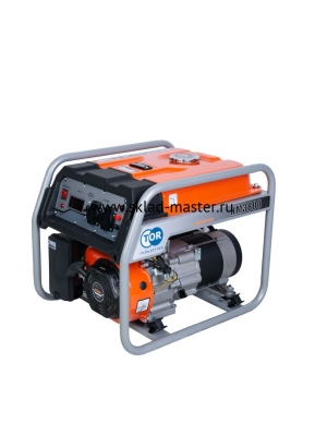 Генератор бензиновый TOR KM3800H 2,8 кВт 220В 16 л с ручным запуском