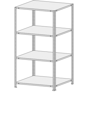 Стеллаж СТФУ 1054-2,0