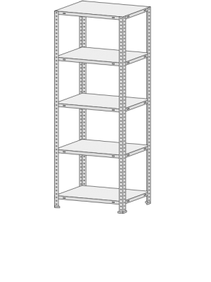 Стеллаж MS Standart  735-2,0