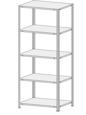 Стеллаж MS Standart  245-2,5