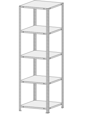 Стеллаж MS Standart  745-2,5