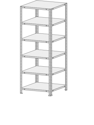 Стеллаж СТФ 745-2,0