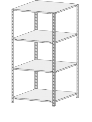 Стеллаж СТФУ 1064-2,2