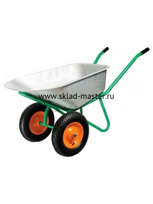 Тачка строительная 100 л 250 кг 422ZP двухколесная с пневмоколесом