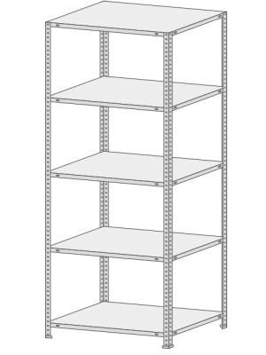 Стеллаж MS Standart  255-2,5