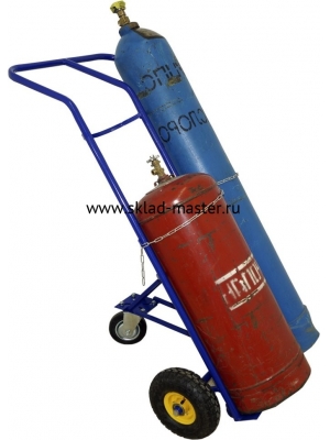 Тележка для двух баллонов серии КП  2 Цепь