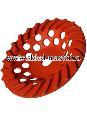 Чашка турбо D180/22,23/12 (30x6x8) GrOST для мозаично-шлифовальной машины