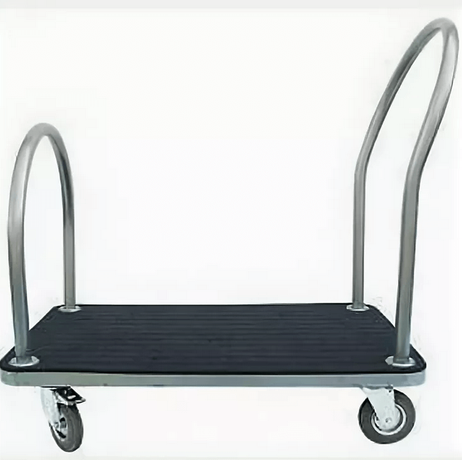 Специальные тележки для перевозки багажа в аэропортах, на вокзалах, в отелях